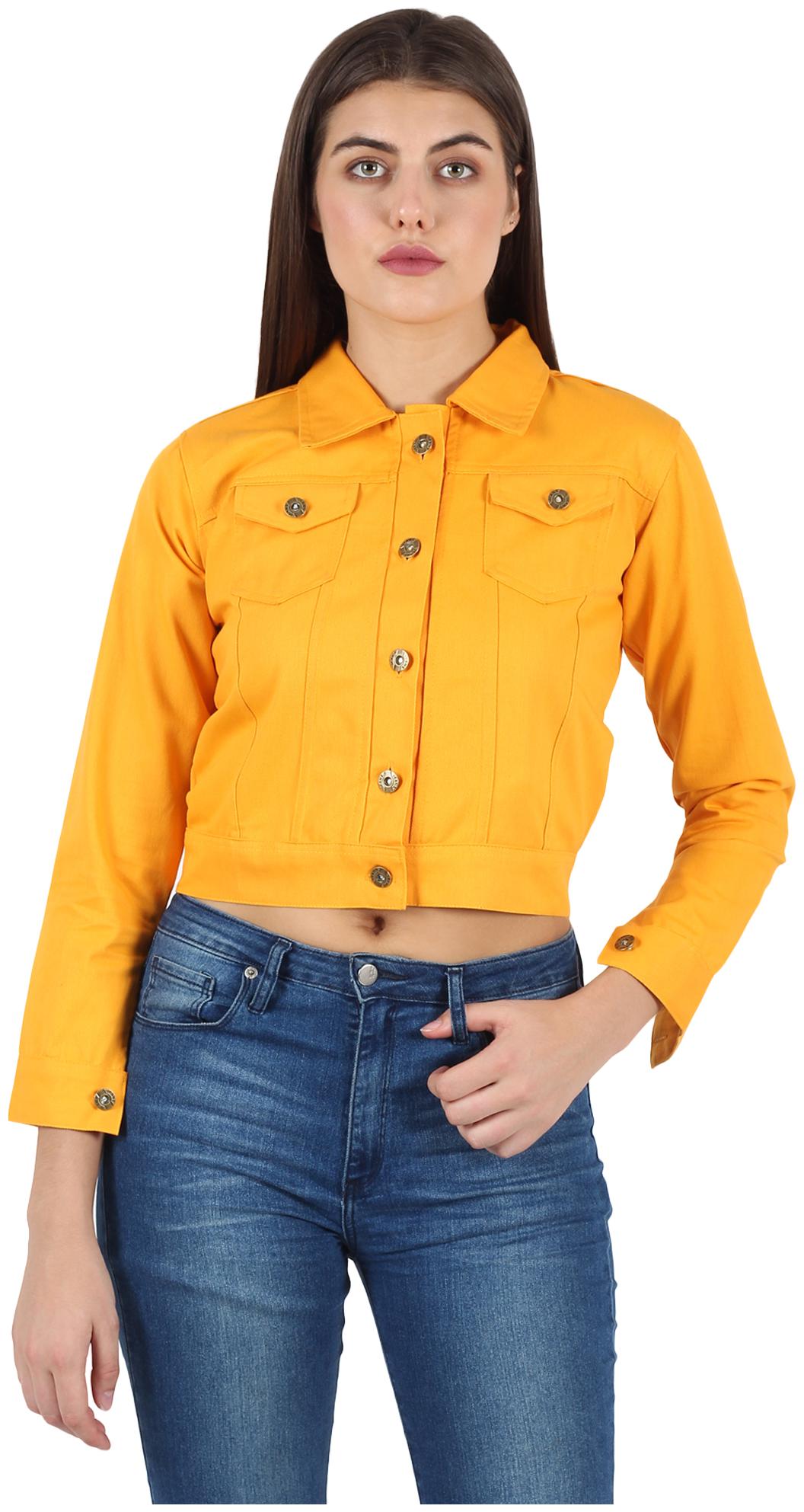 

ZA ENTERPRISES Women Summer jacket - Yellow