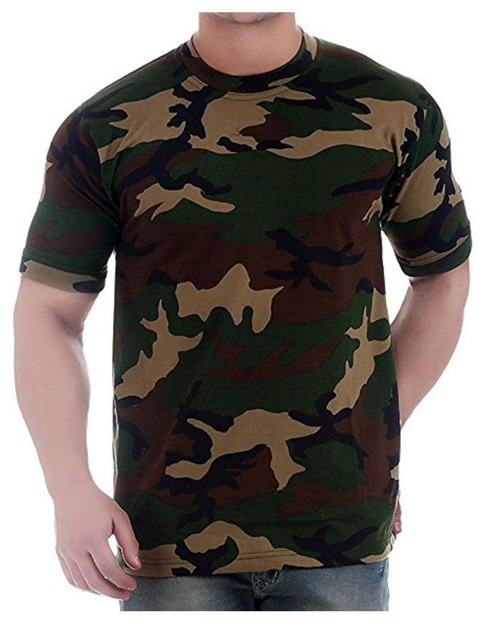 

Zacharias Men s Half Sleeve Camouflage Printed Tshirt