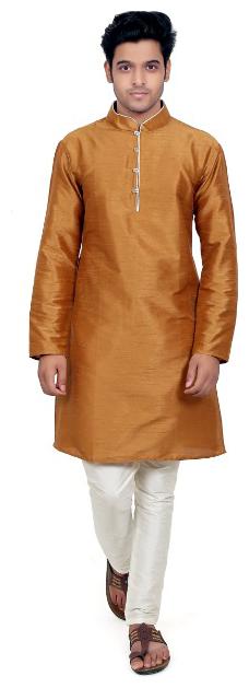 

Zazzium Brown Solid Kurta and Churidar