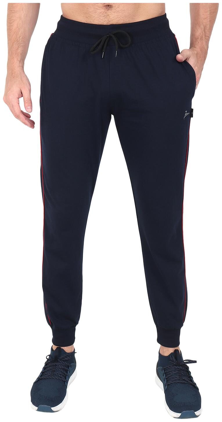 

Zeffit Men Navy blue Solid Regular fit Joggers