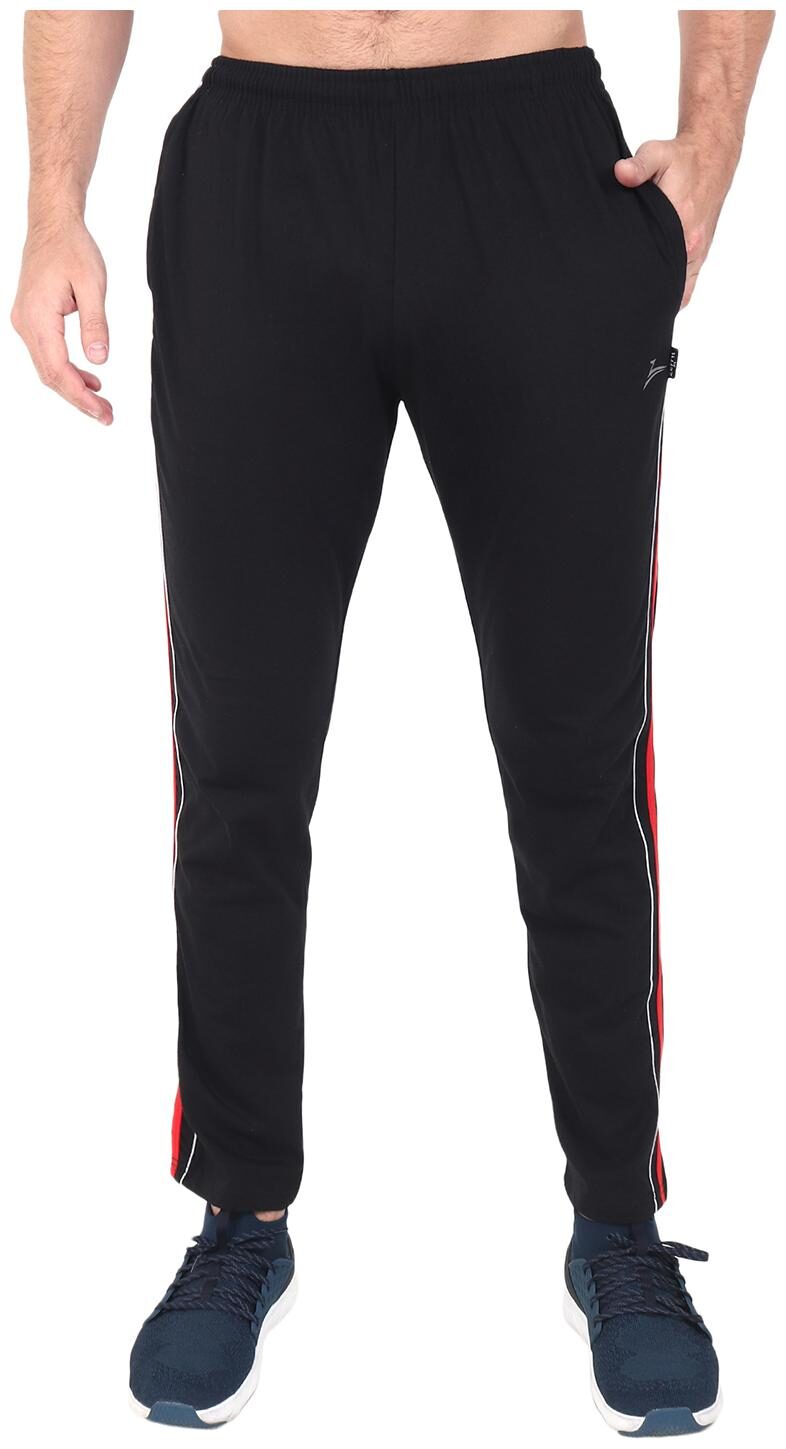 

Zeffit Men Black Solid Regular fit Track pants