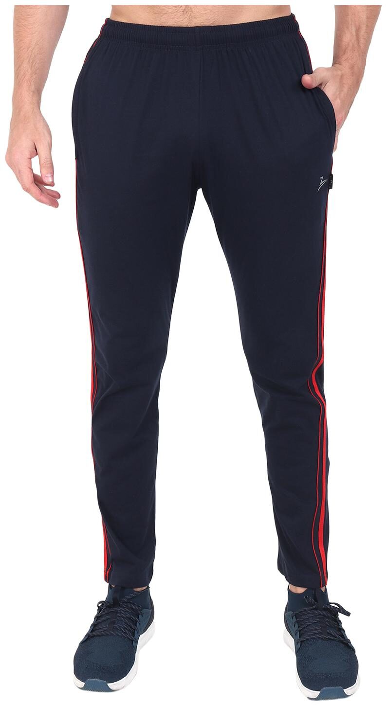 

Zeffit Men Navy blue Solid Regular fit Track pants