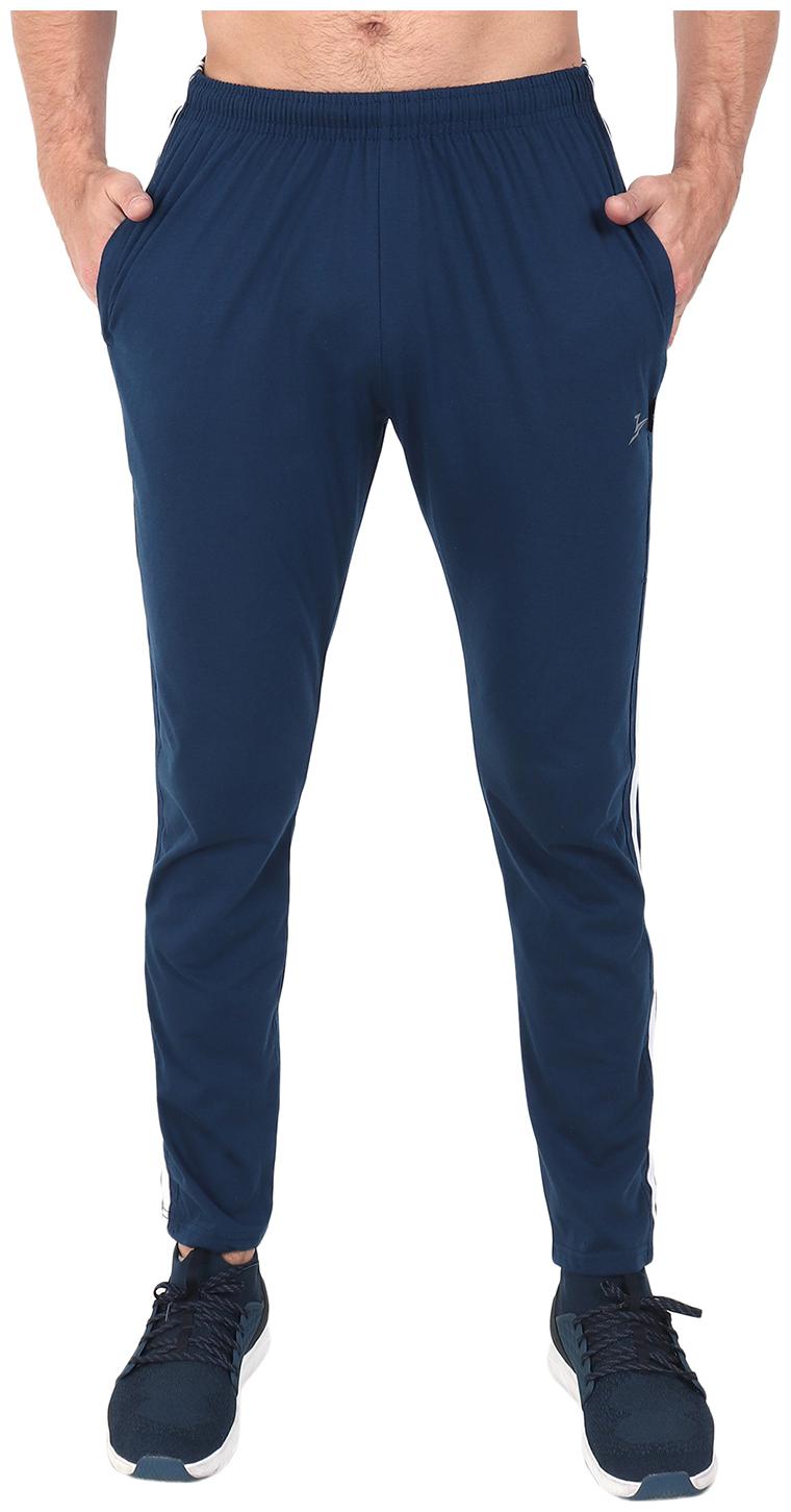 

Zeffit Men Blue Solid Regular fit Track pants