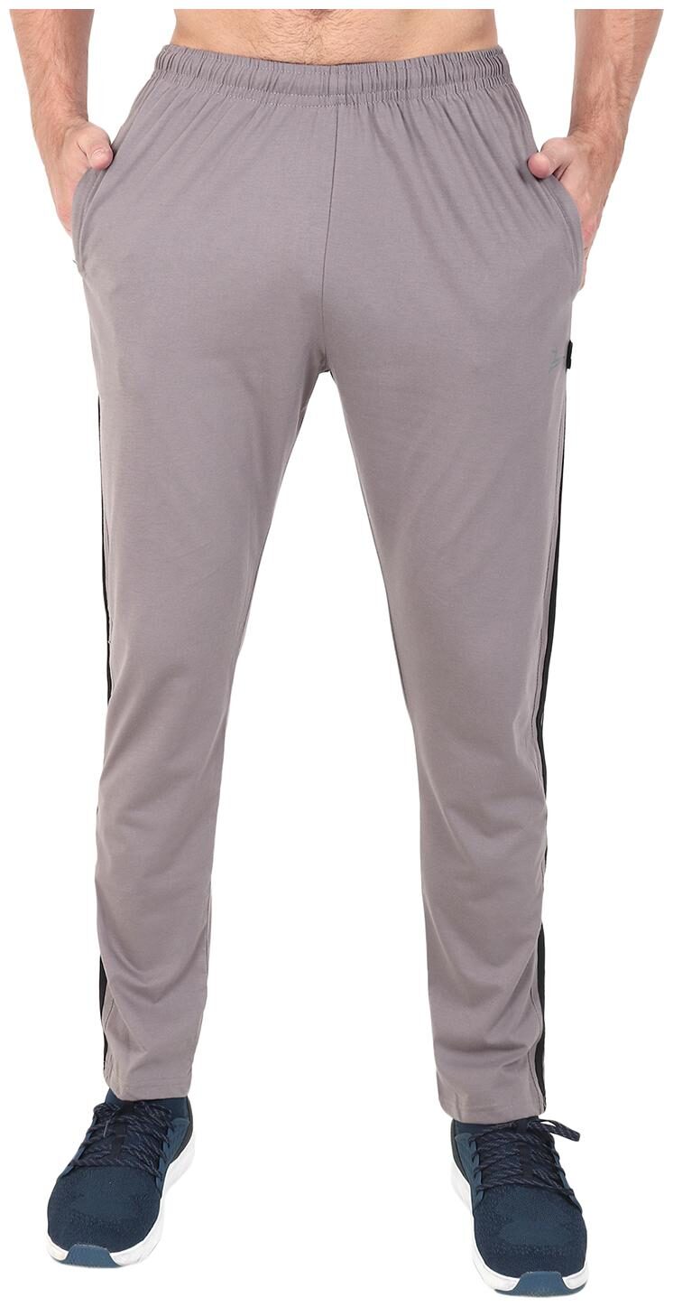 

Zeffit Men Silver Solid Regular fit Track pants