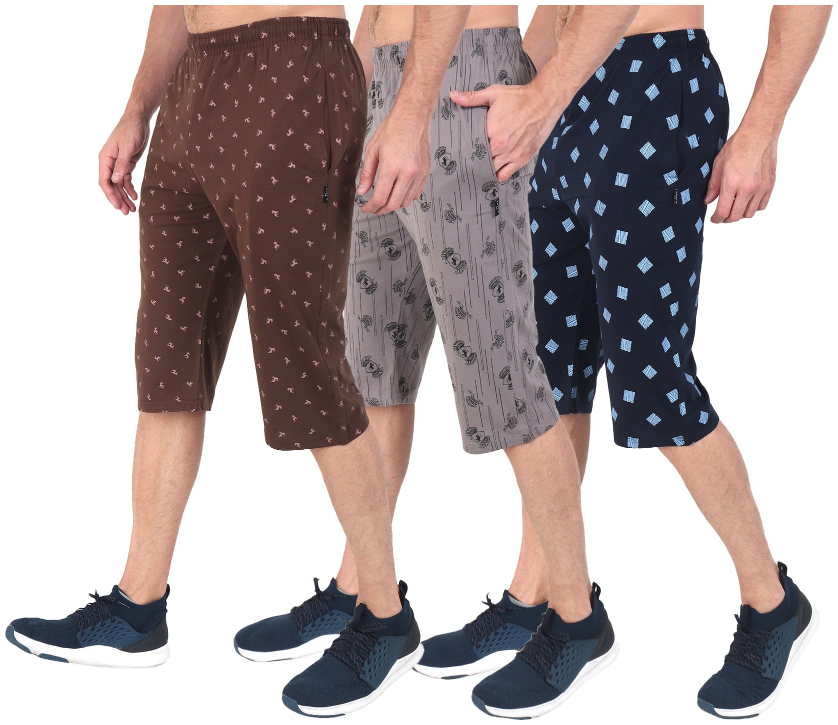 

Zeffit Men Multi Regular Fit Regular Shorts
