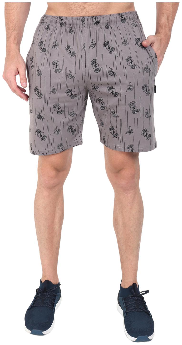 

Zeffit Men Grey Regular Fit Regular Shorts