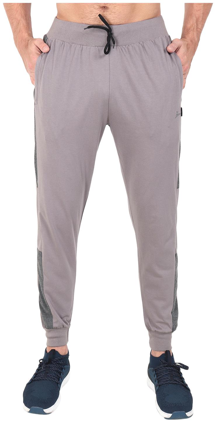 

Zeffit Men Silver Solid Regular fit Joggers