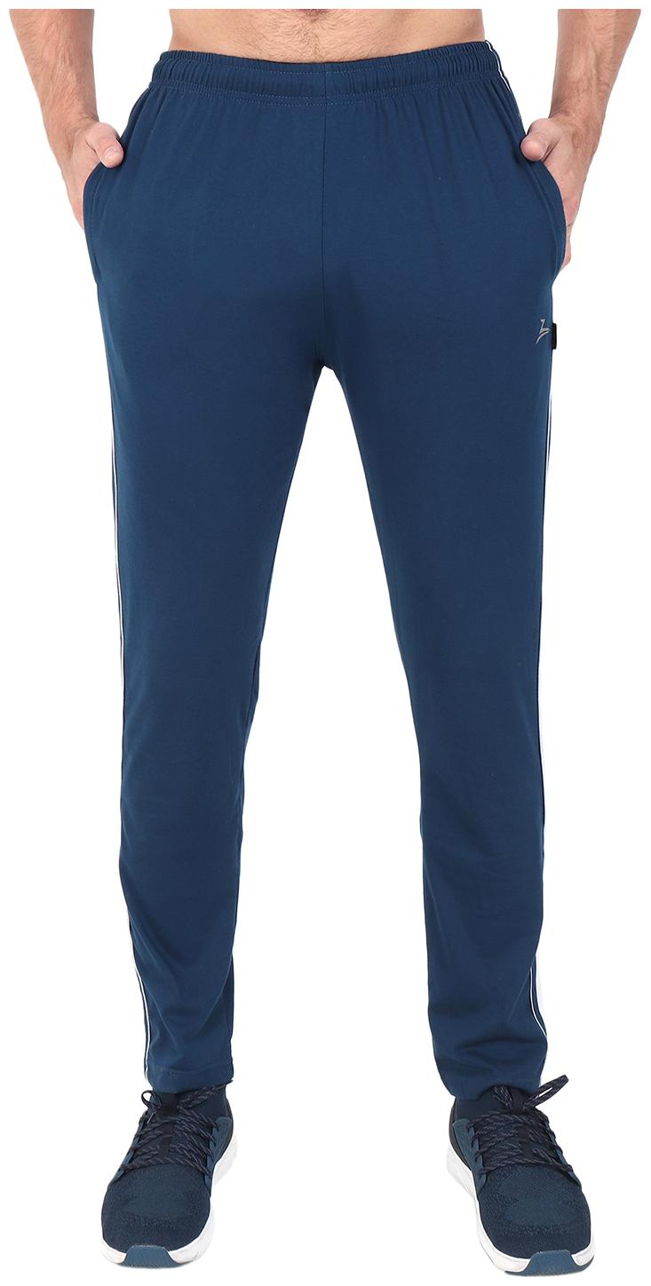 

Zeffit Men Blue Solid Regular fit Track pants