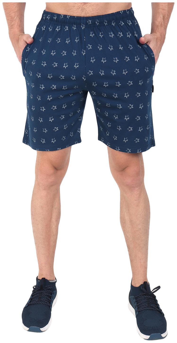 

Zeffit Men Blue Regular Fit Regular Shorts