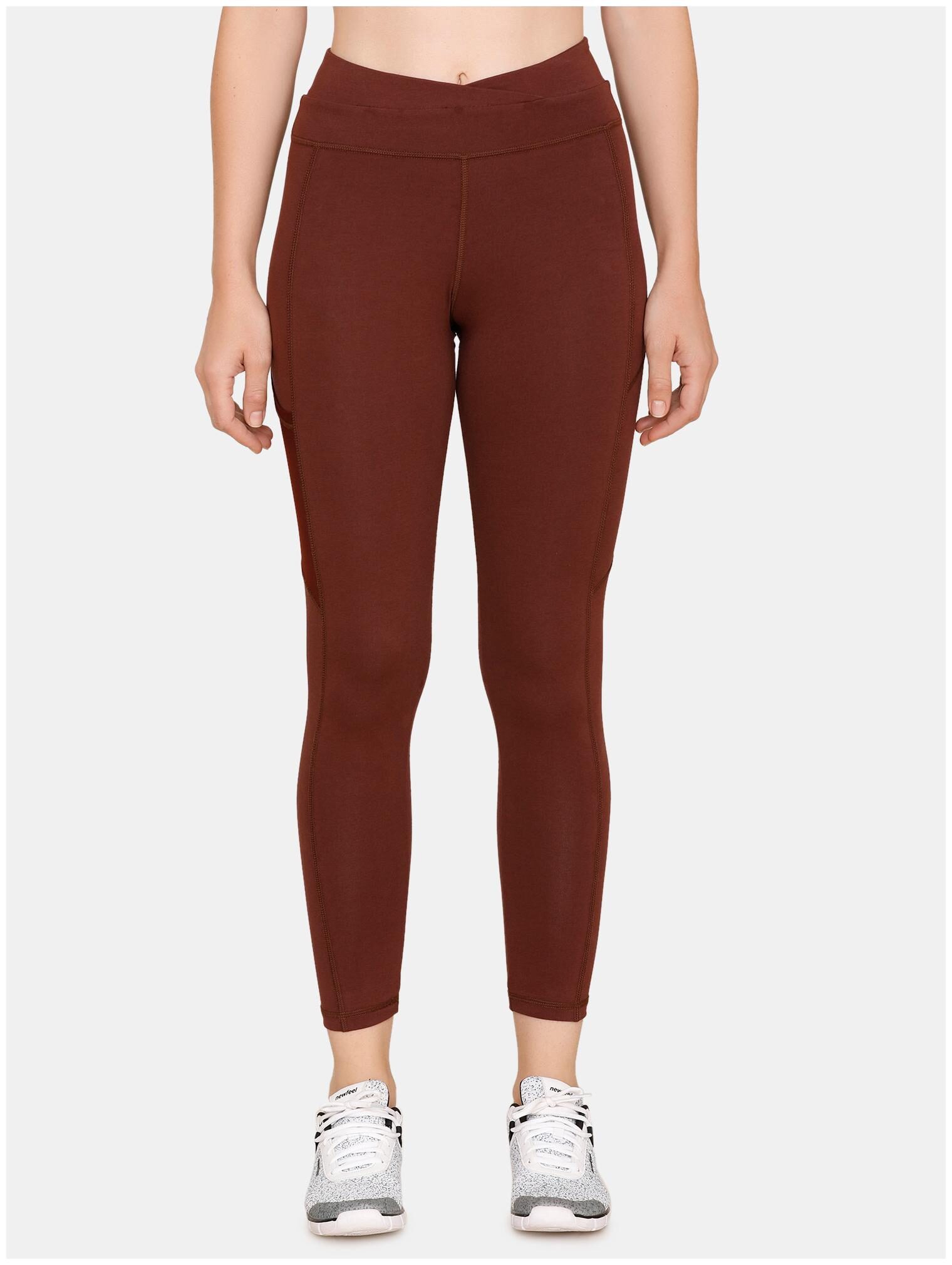 

Zelocity Solid Tights - Brown