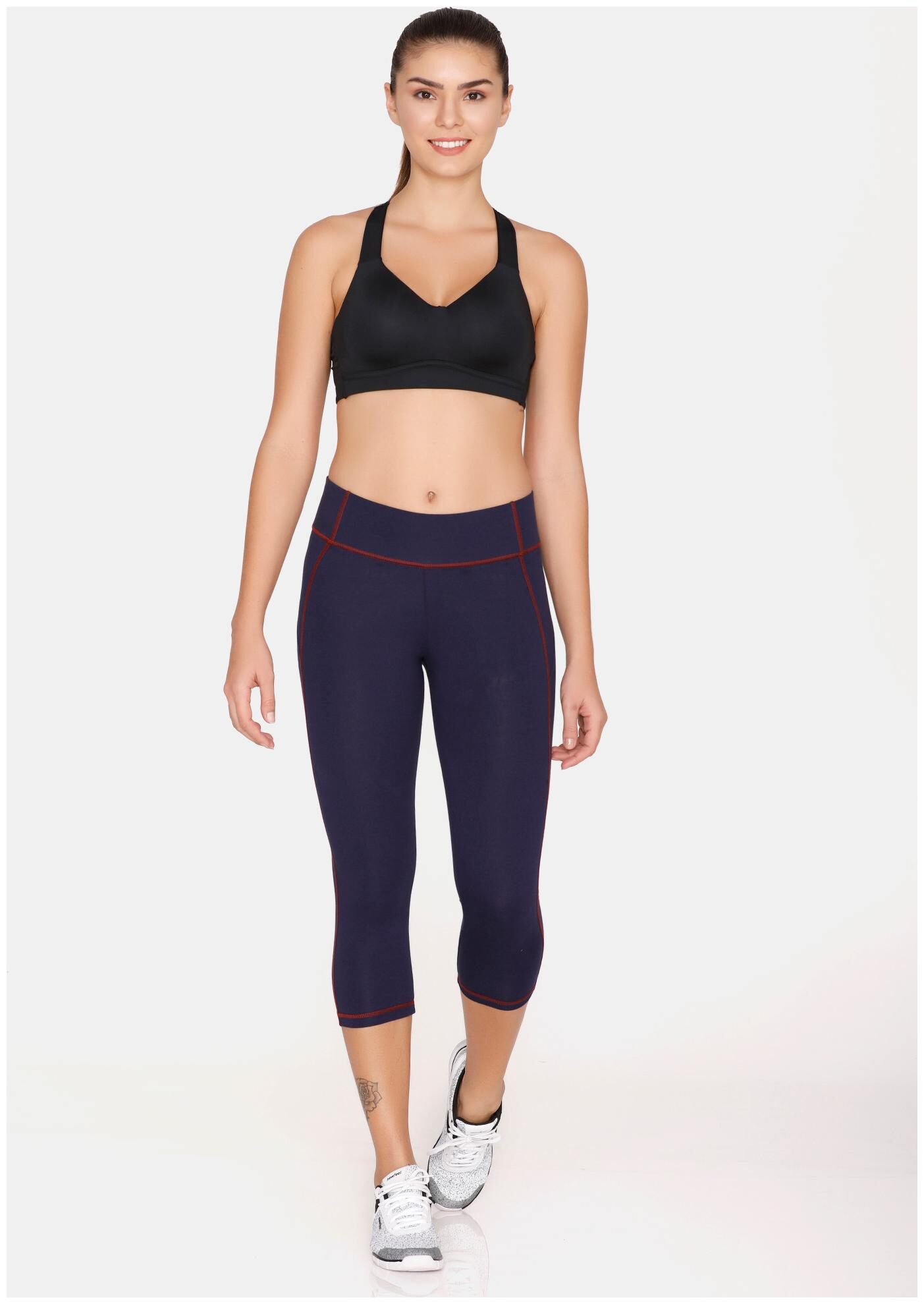 

Zelocity Women Solid Regular capri - Blue