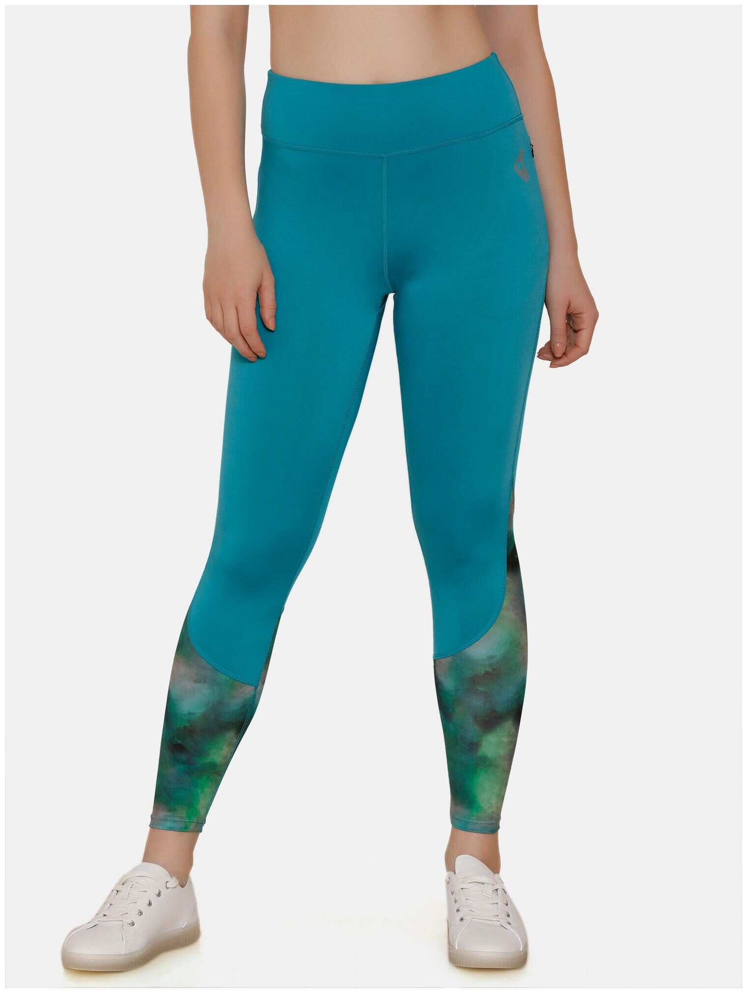 

Zelocity Printed Tights - Blue