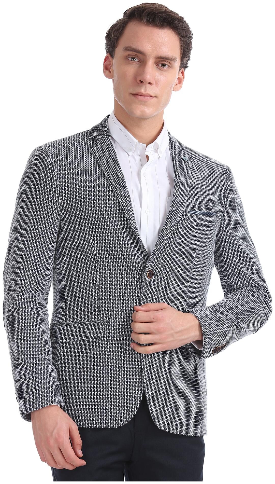

Zero Calorie Slim Fit Single Breasted Blazer