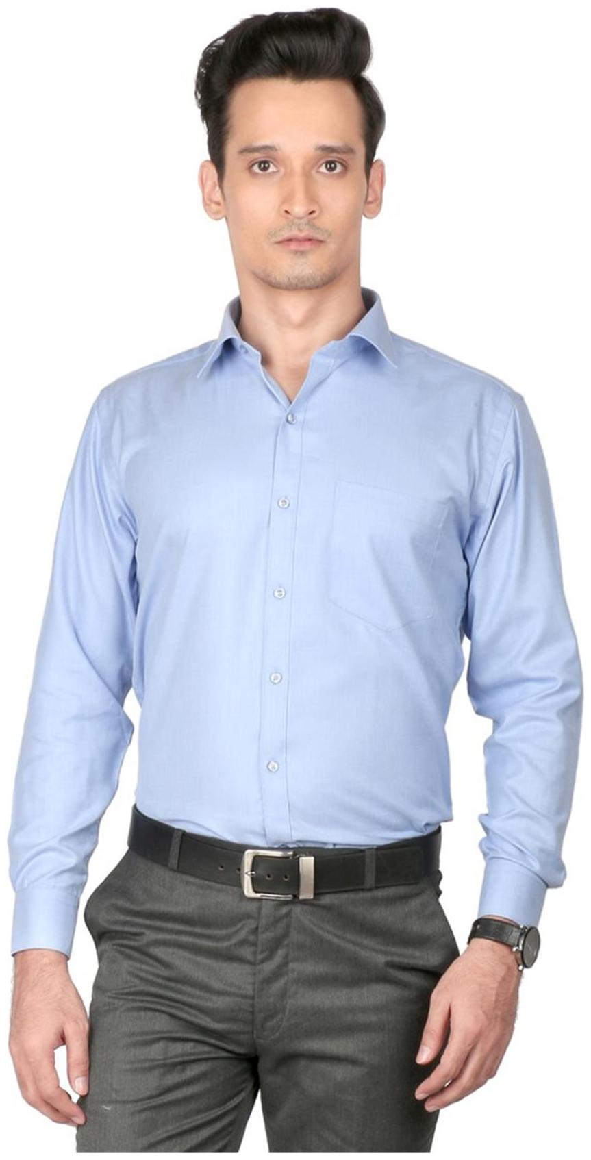 

Zido Men Regular fit Formal Shirt - Blue