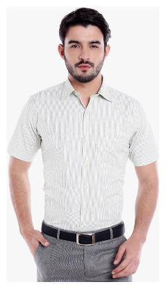 

Zido Men Regular fit Formal Shirt - White