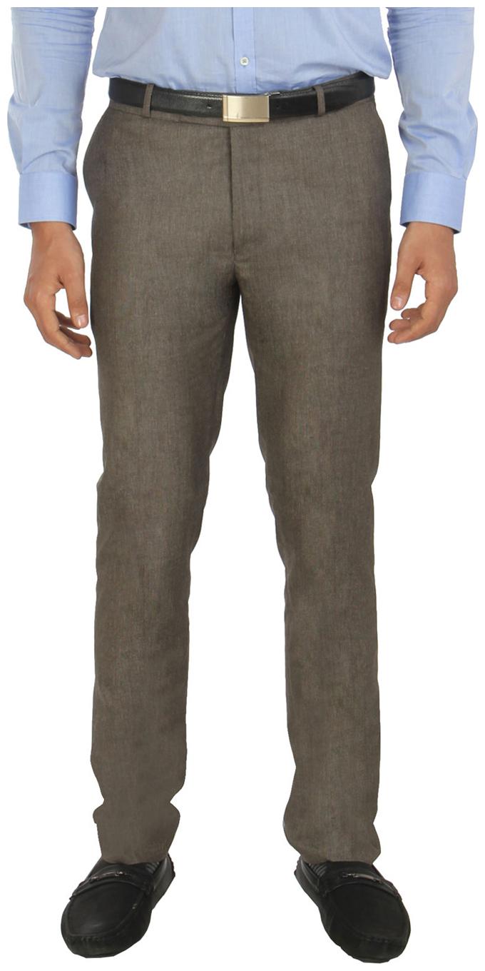 

Zido Men Solid Slim Fit Formal Trouser - Grey