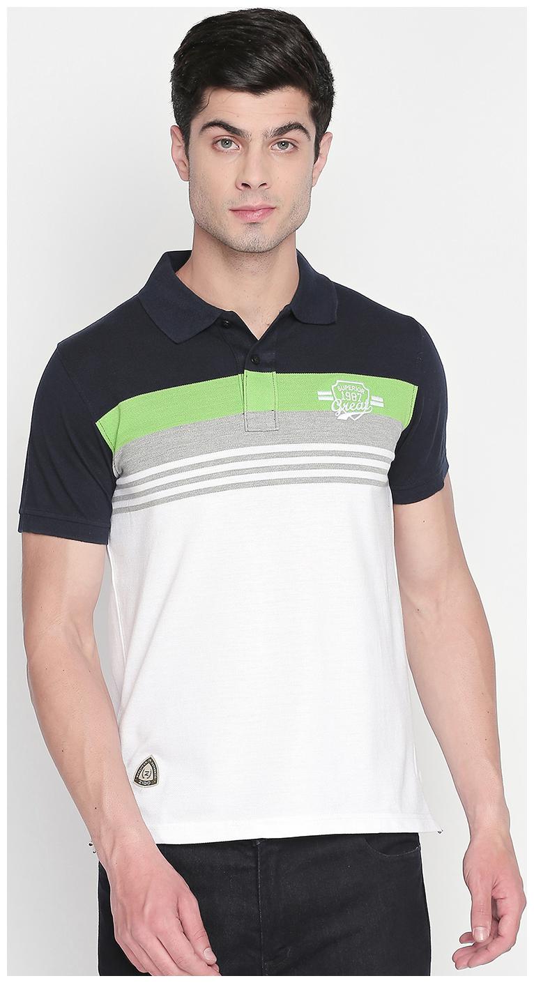 

Zido Men Multi Regular fit Cotton Blend Polo collar T-Shirt - Pack Of 1