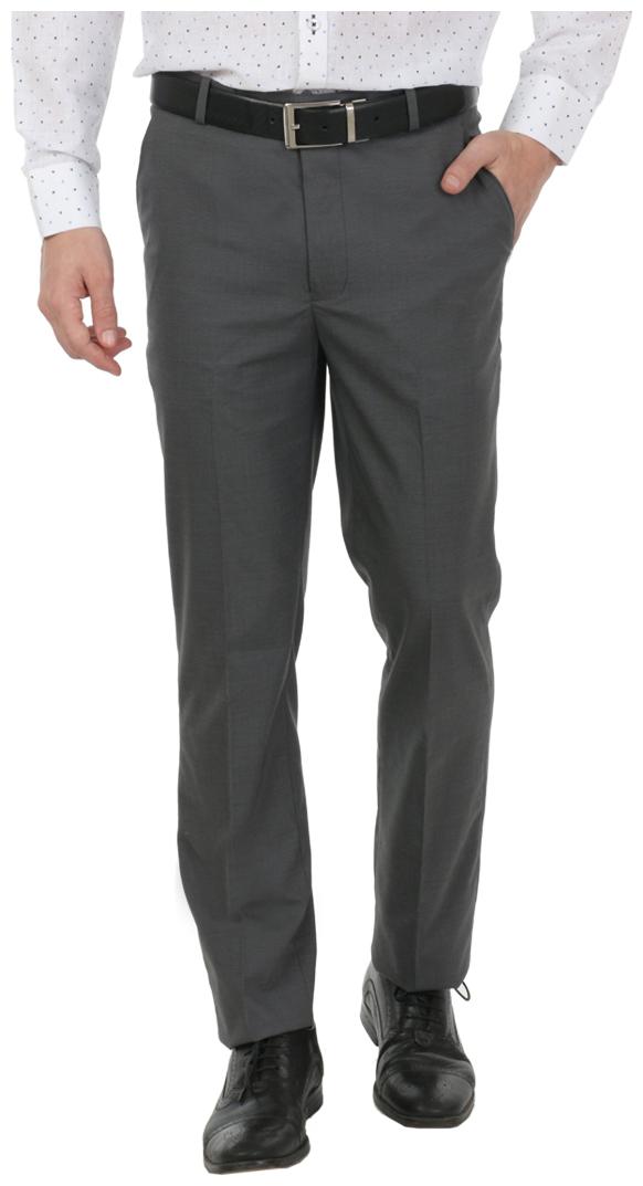 

Zido Men Solid Slim Fit Formal Trouser - Grey