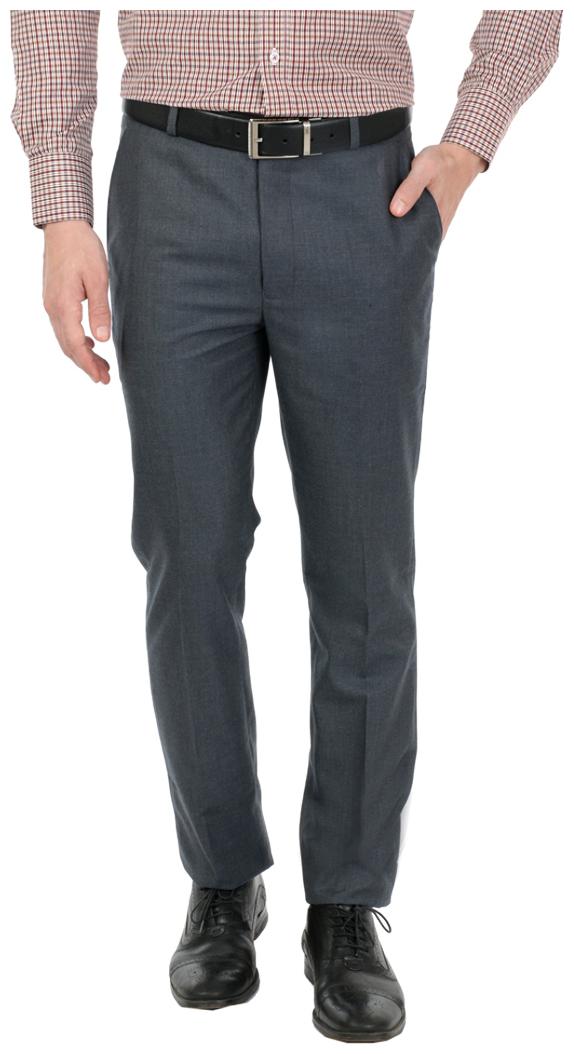 

Zido Men Solid Slim Fit Formal Trouser - Grey