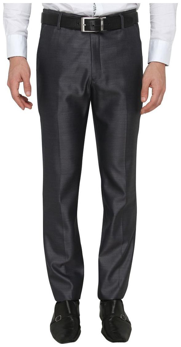 

Zido Men Solid Slim Fit Formal Trouser - Blue