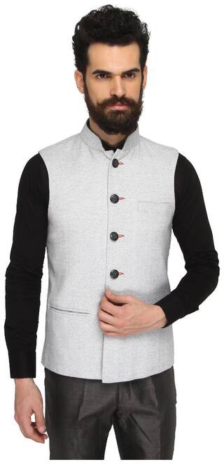 Zido Men's Waistcoat - JKT011_BLUE