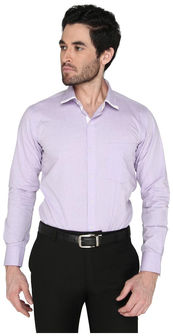 

Zido Men Regular fit Formal Shirt - Purple