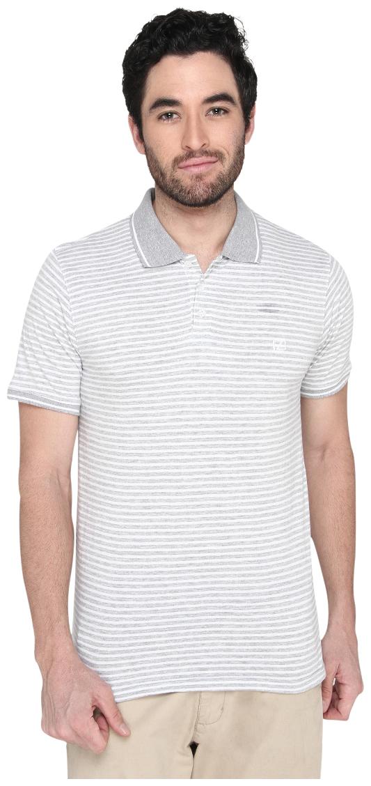 

Zido Men White Regular fit Cotton Polo collar T-Shirt - Pack Of 1