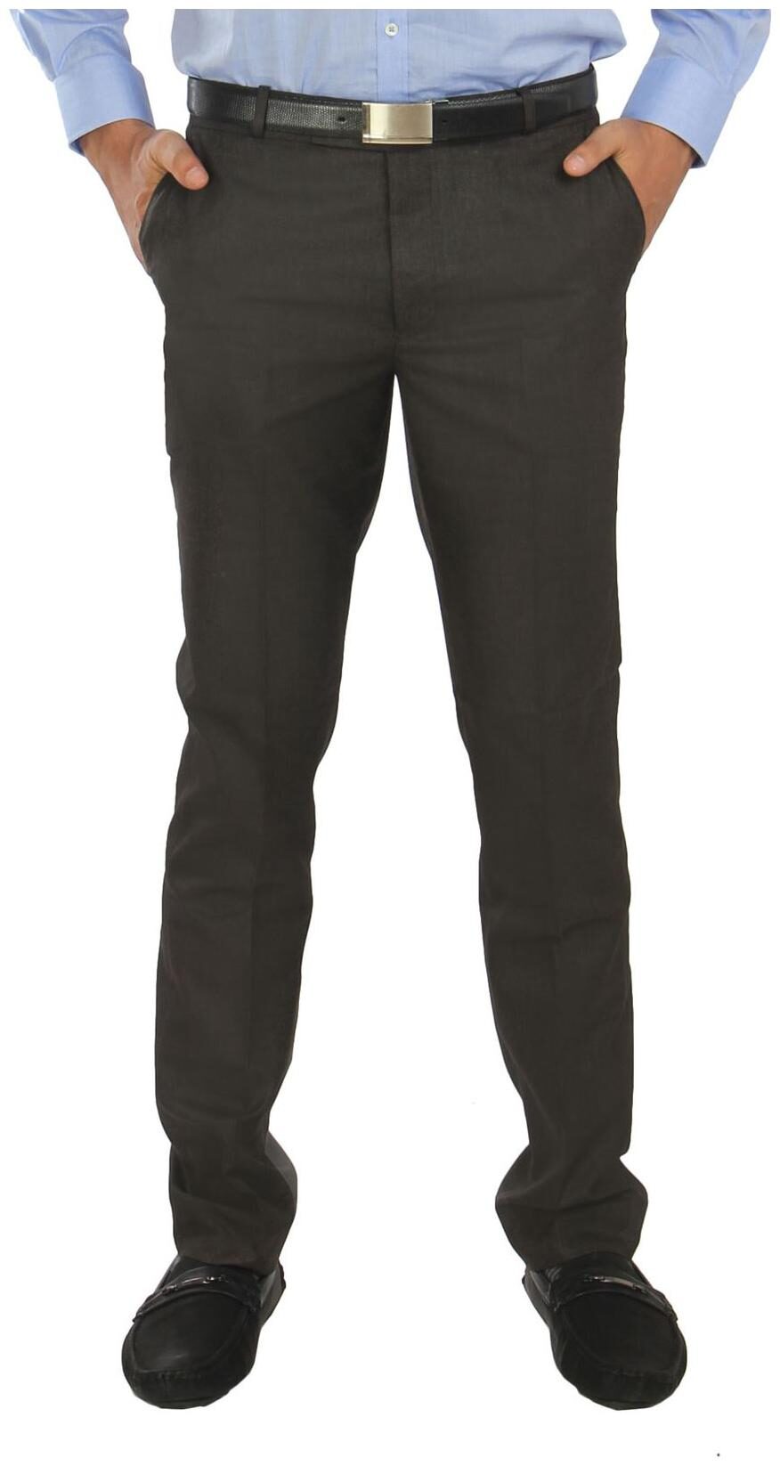 

Zido Men Solid Slim Fit Formal Trouser - Grey