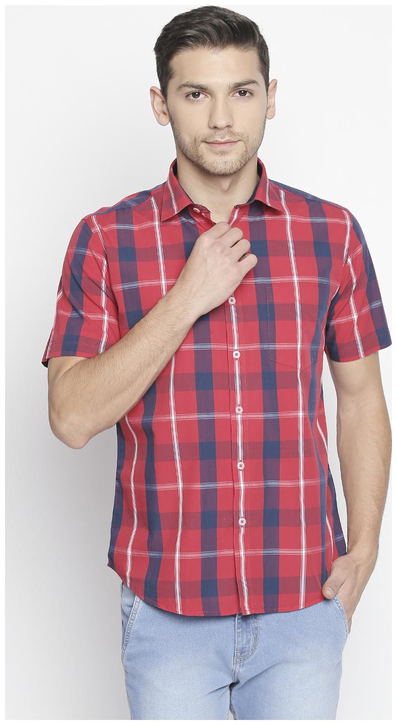 

Zido Men Multi Checked Slim Fit Casual Shirt