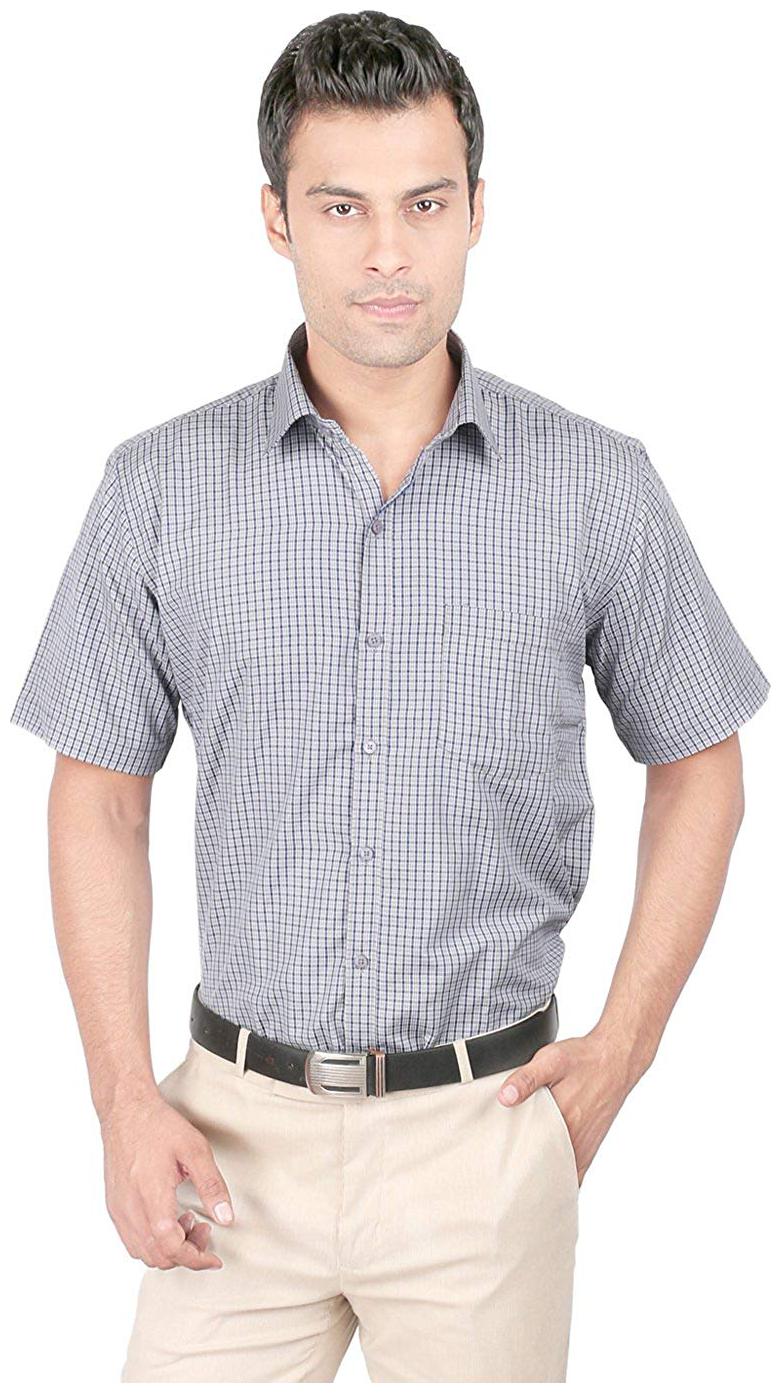 

Zido Men Slim fit Formal Shirt - Grey