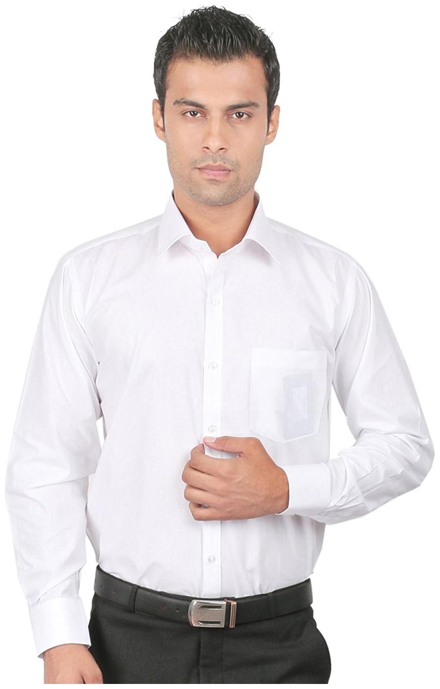 

Zido Men Regular fit Formal Shirt - White