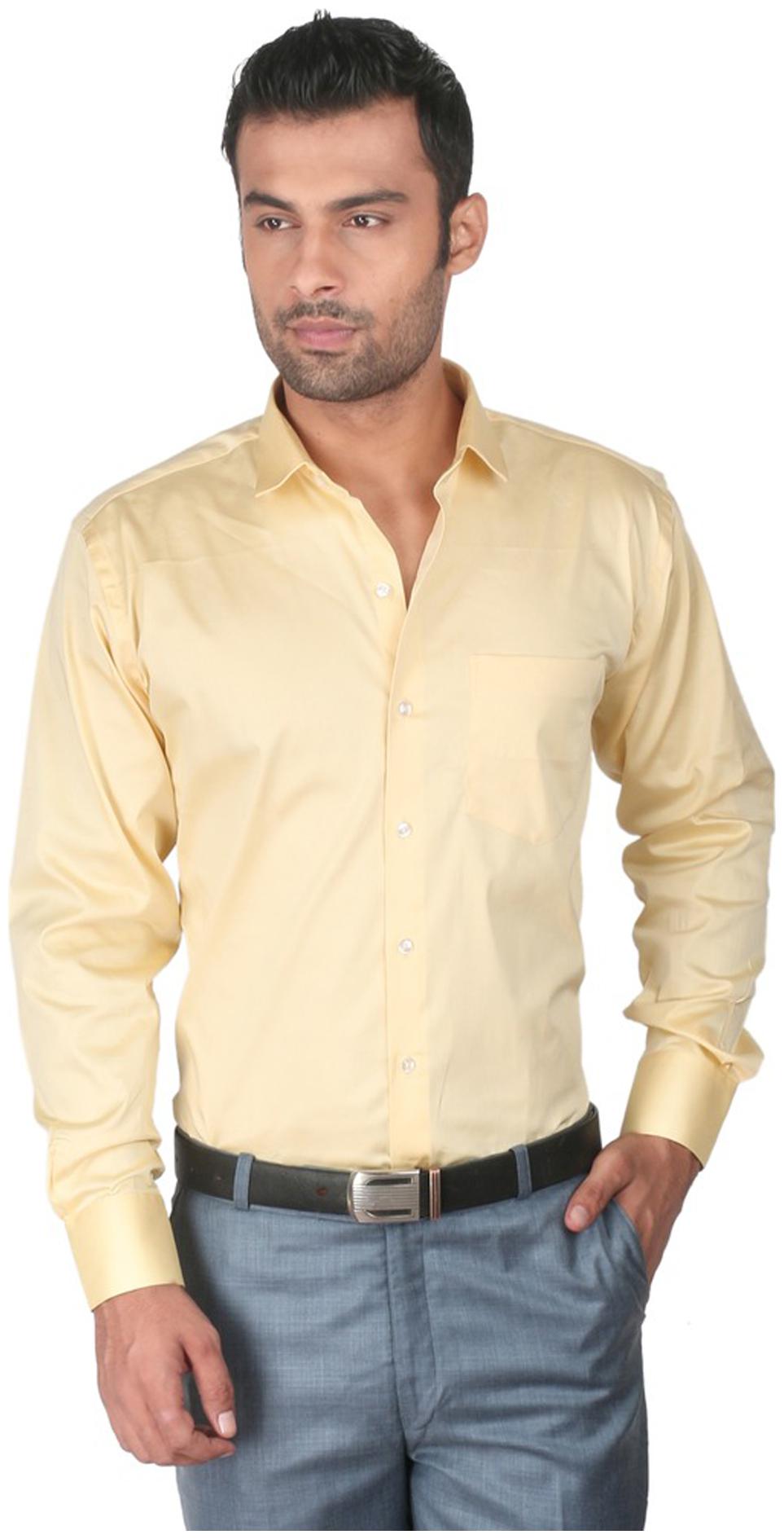 

Zido Men Regular fit Formal Shirt - Yellow