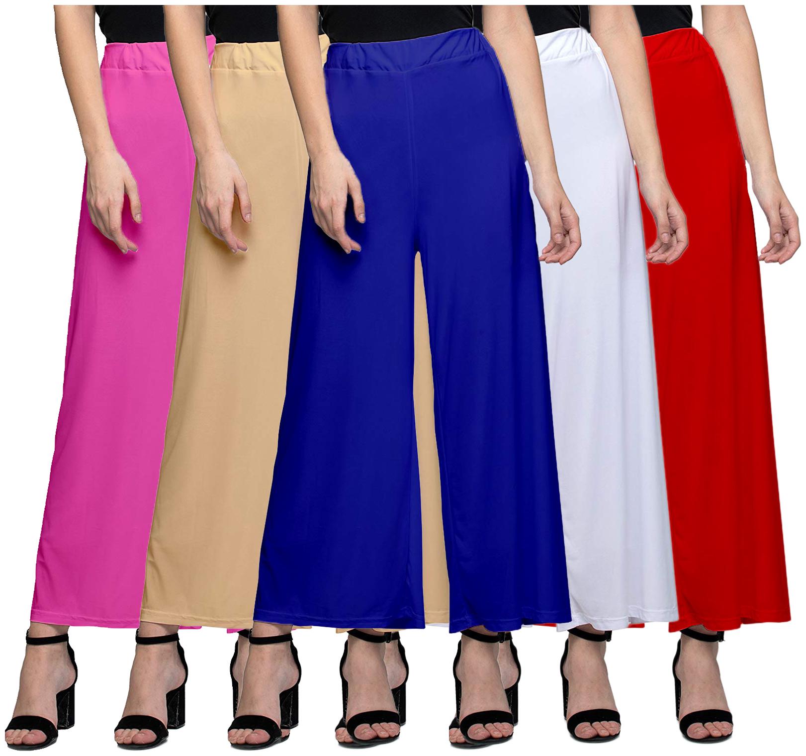 

Zindwear Multi Solid Straight Palazzo