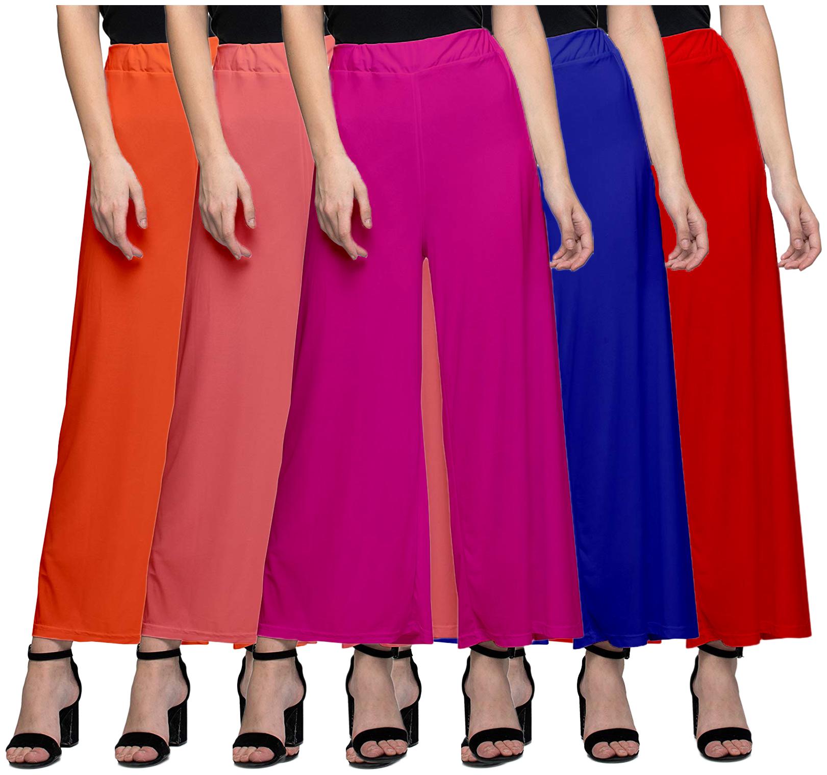 

Zindwear Multi Solid Straight Palazzo