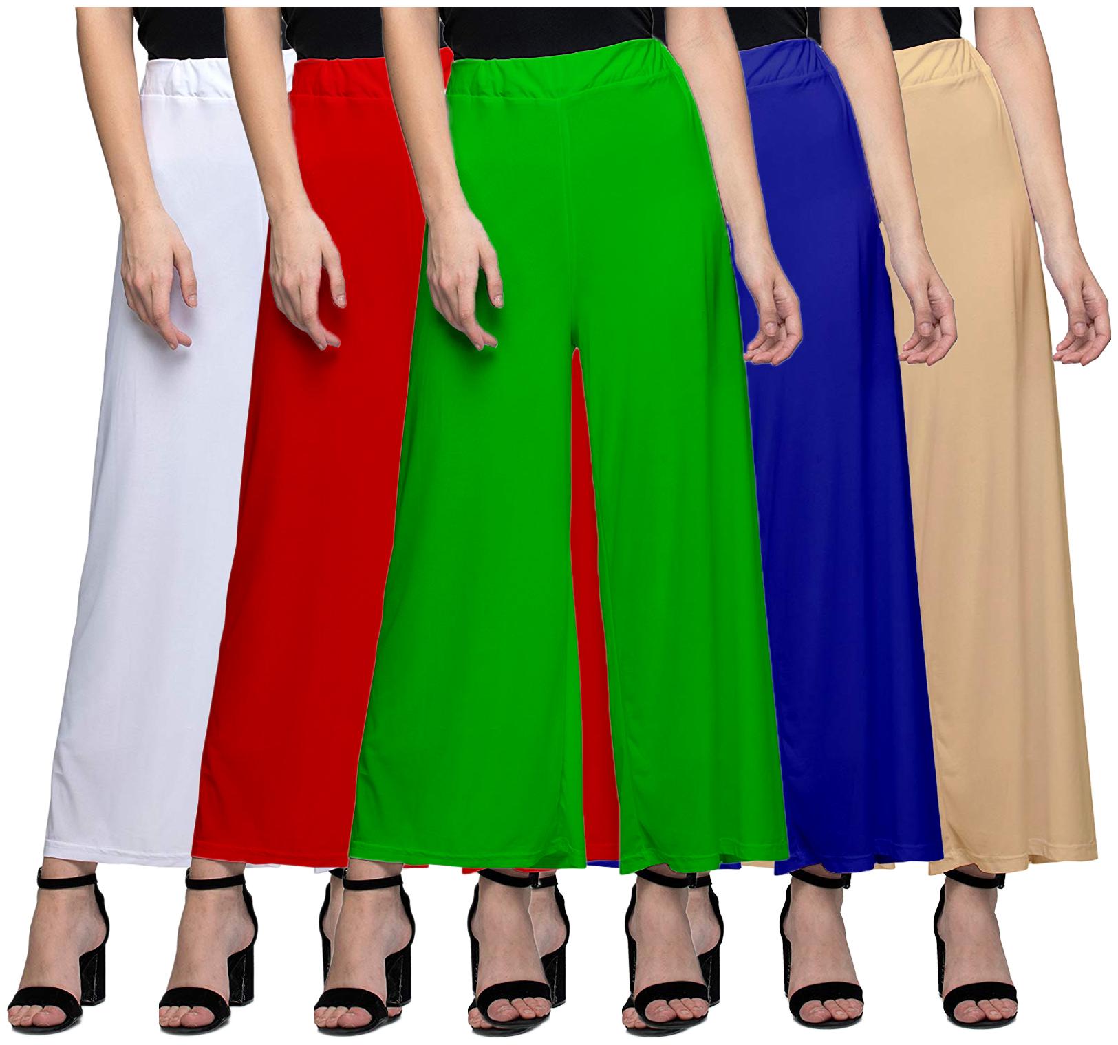 

Zindwear Multi Solid Straight Palazzo