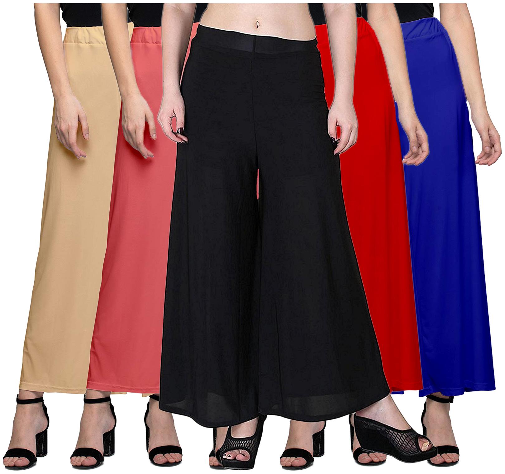 

Zindwear Multi Solid Straight Palazzo