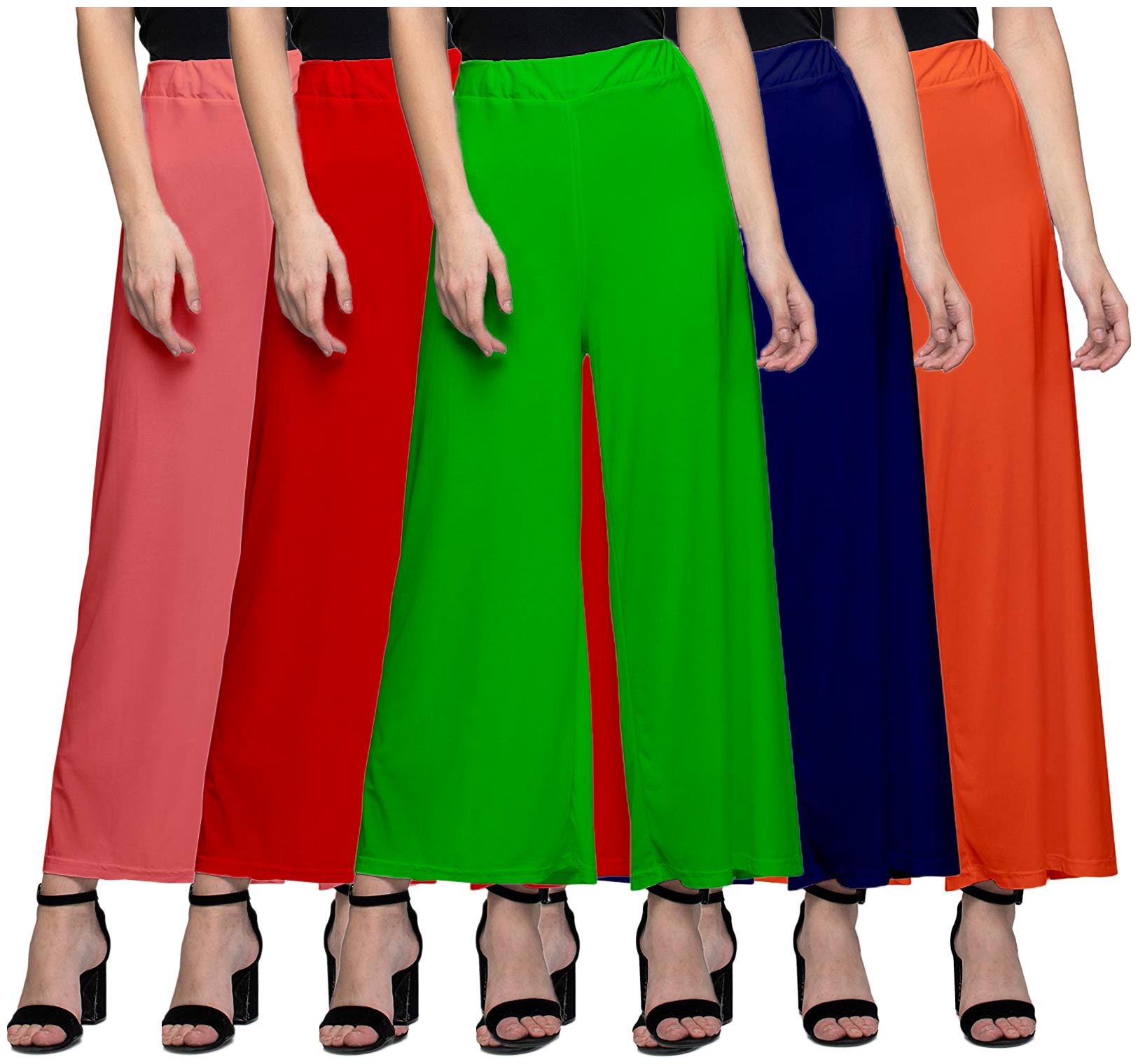 

Zindwear Multi Solid Straight Palazzo