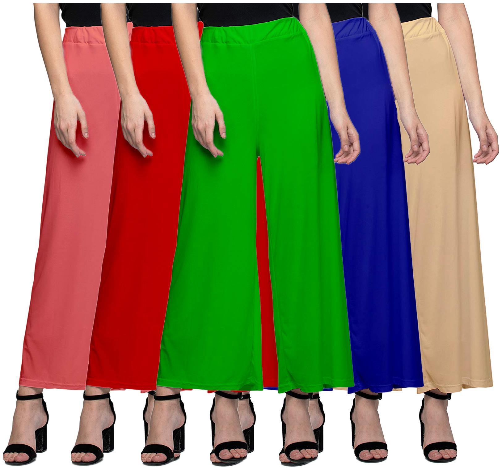 

Zindwear Multi Solid Straight Palazzo