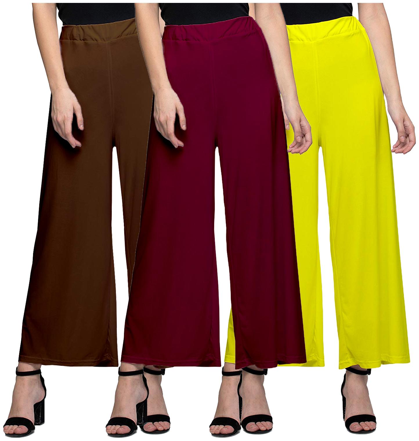 

Zindwear Multi Solid Straight Palazzo