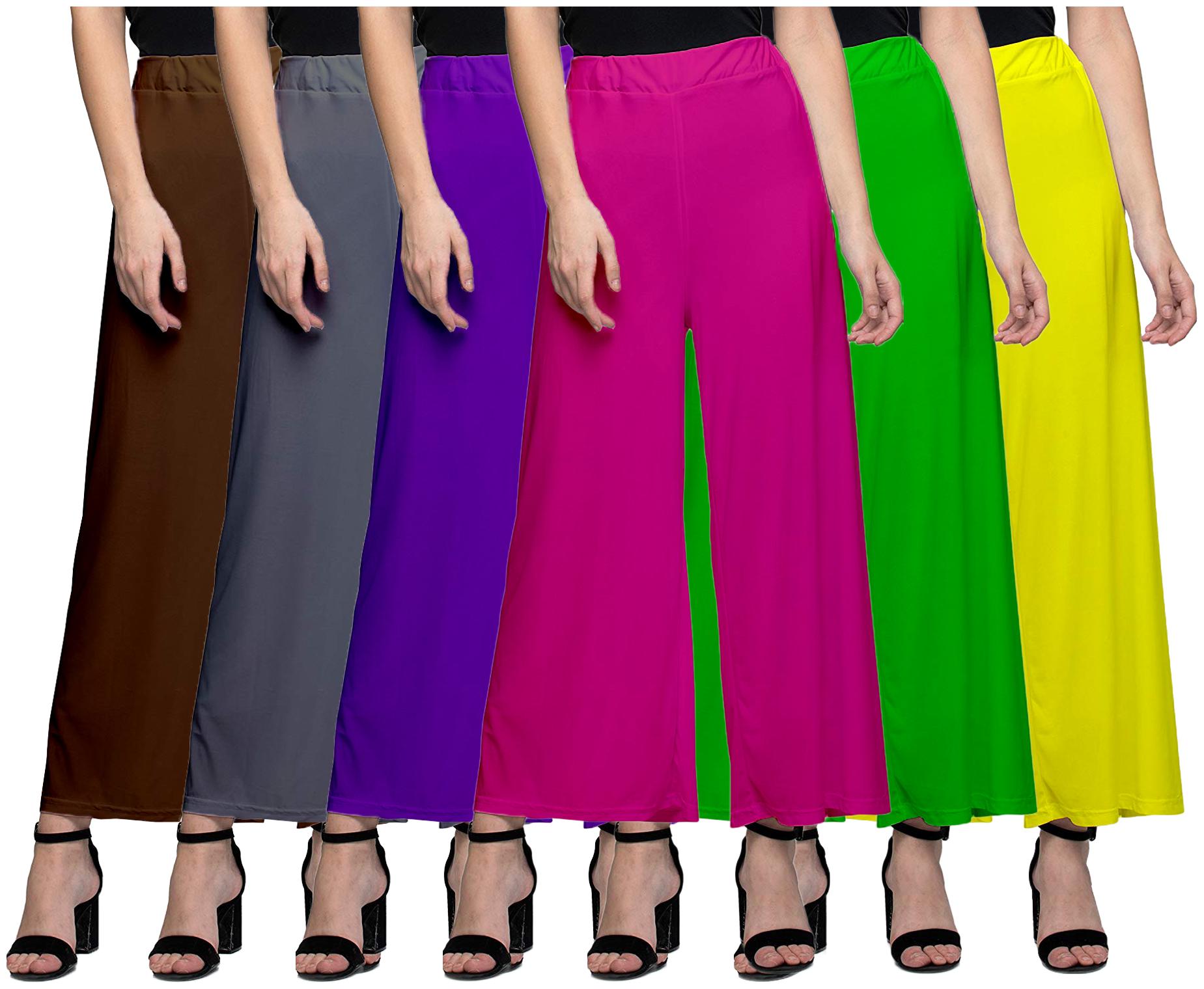 

Zindwear Multi Solid Straight Palazzo