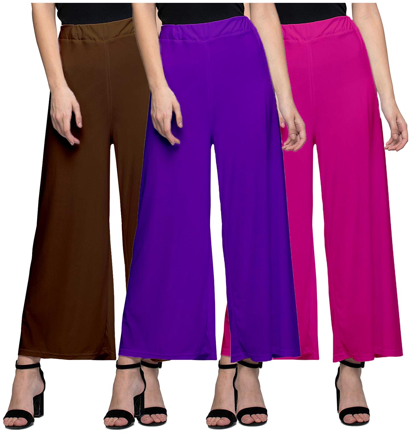 

Zindwear Multi Solid Straight Palazzo