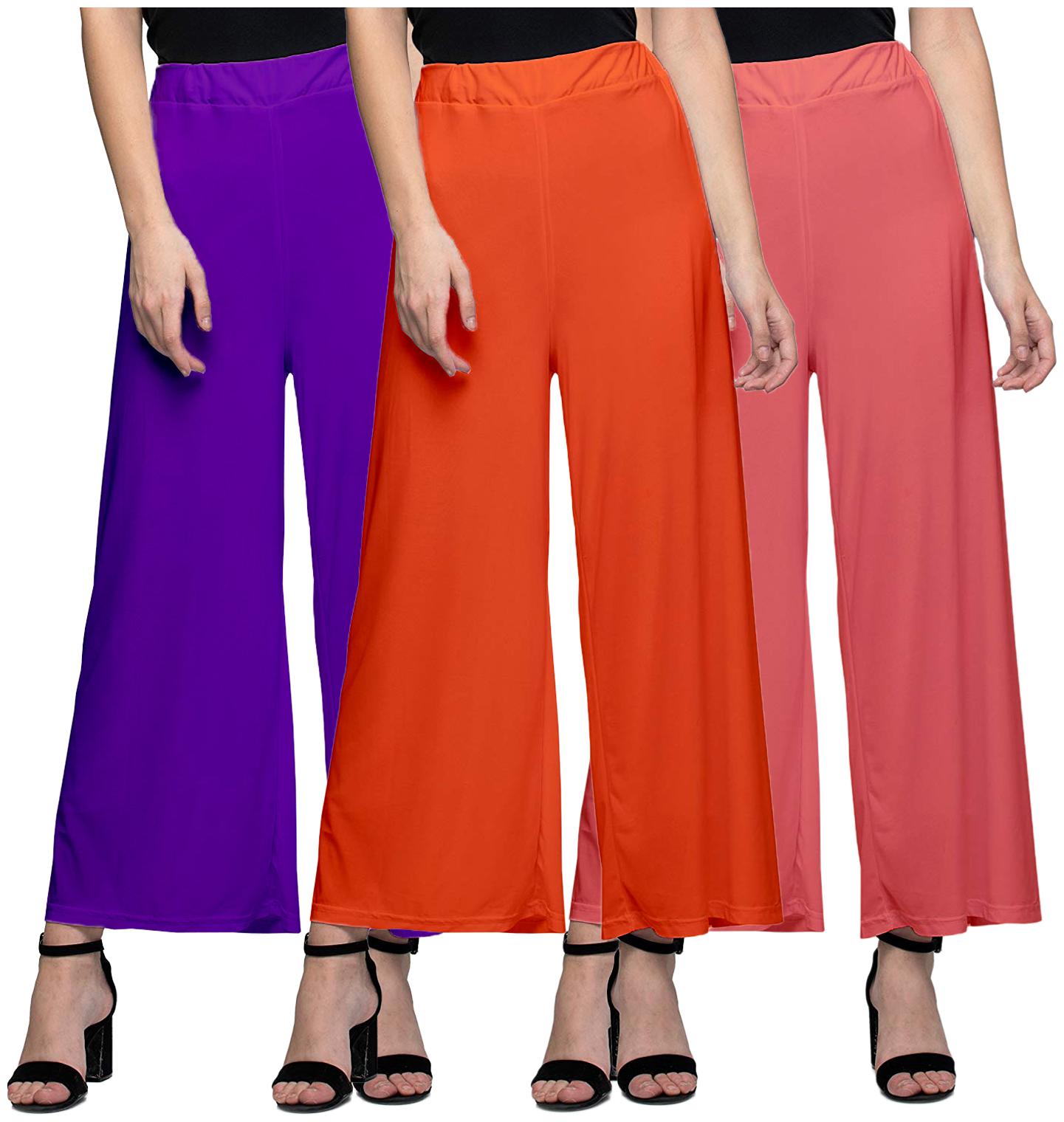 

Zindwear Multi Solid Straight Palazzo