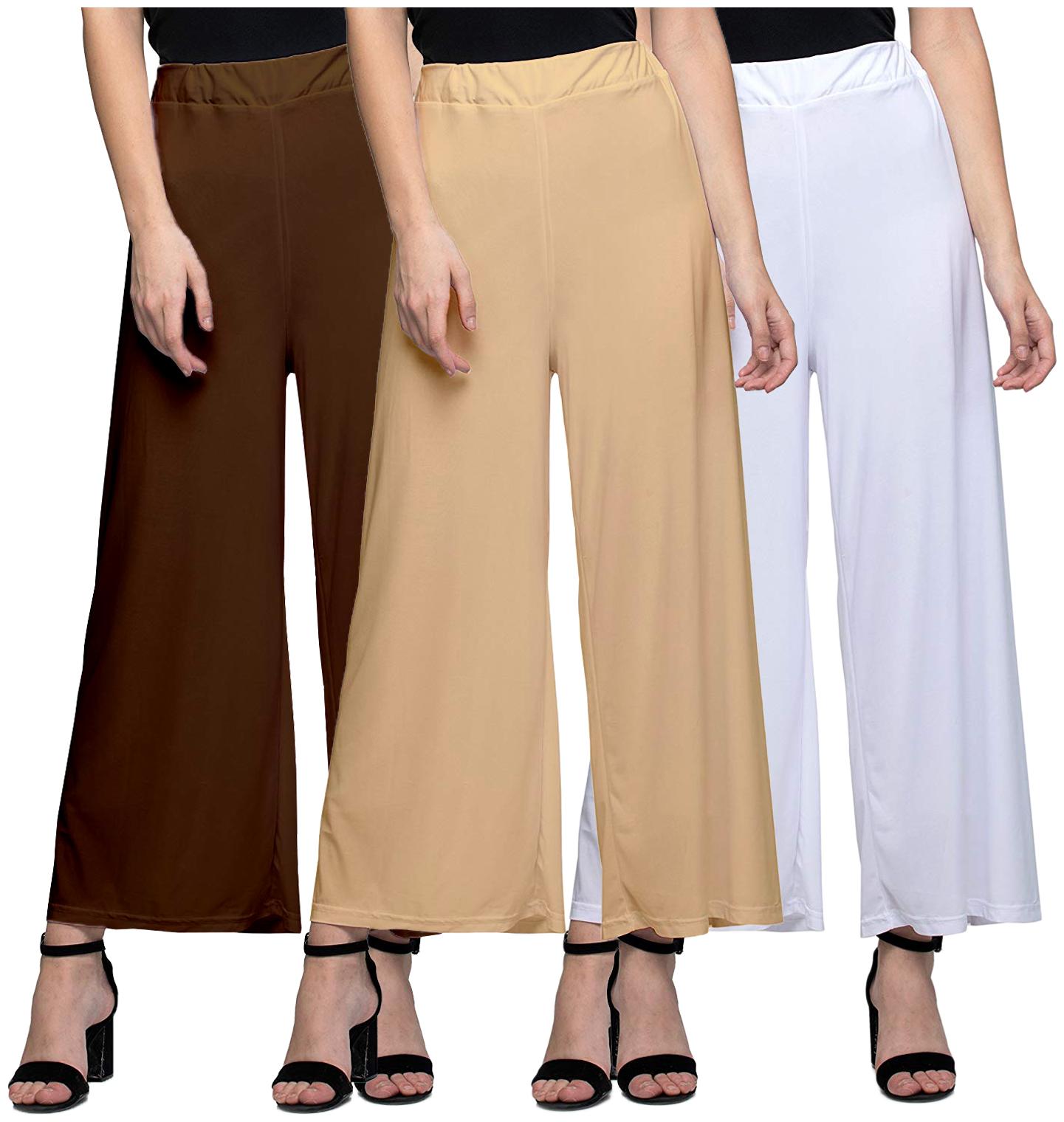 

Zindwear Multi Solid Straight Palazzo
