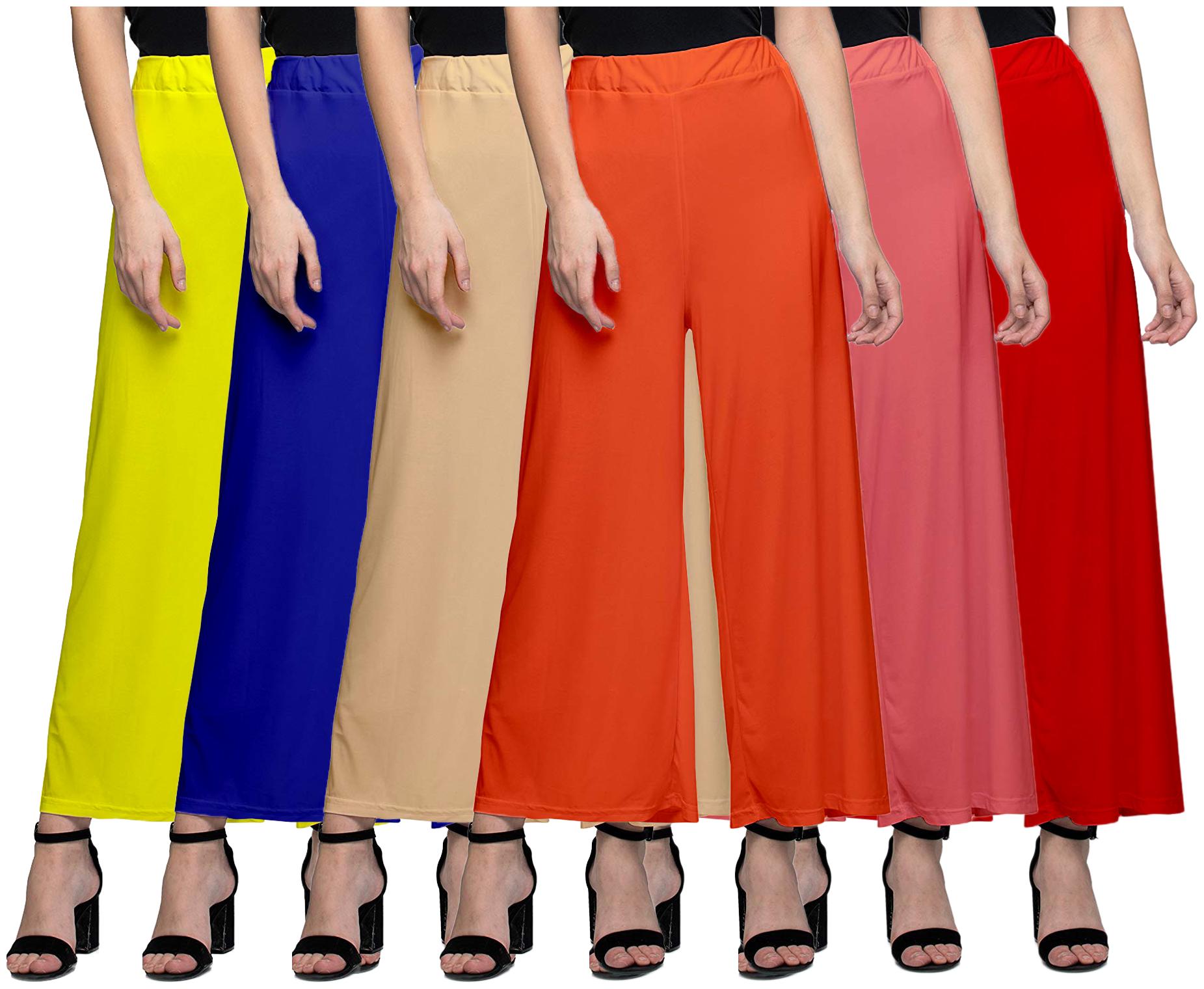

Zindwear Multi Solid Straight Palazzo