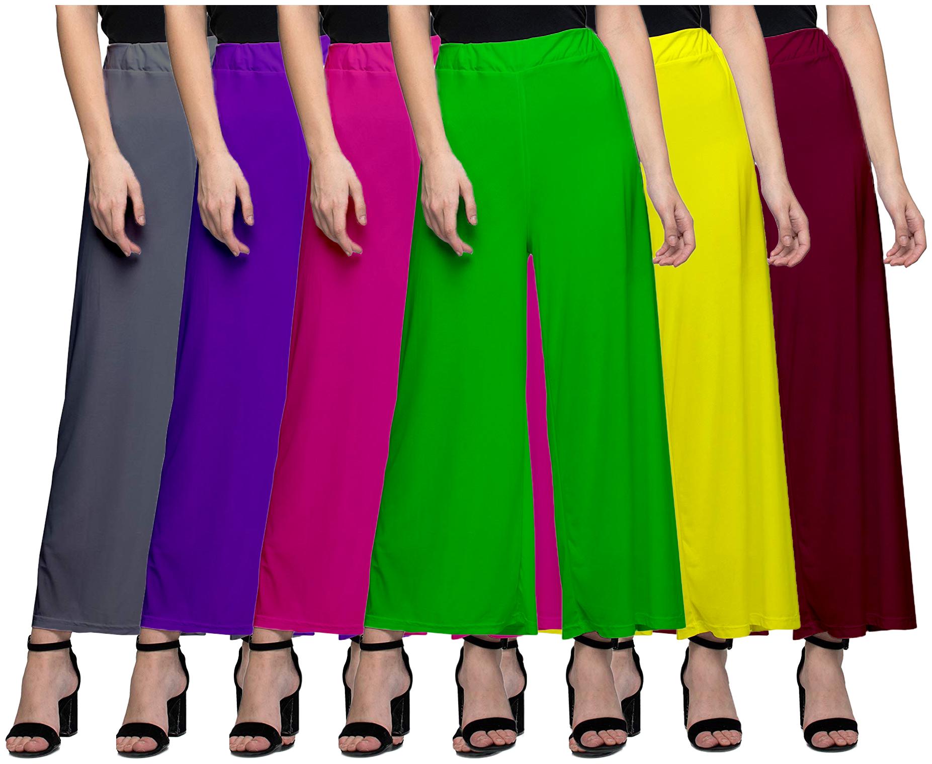 

Zindwear Multi Solid Straight Palazzo