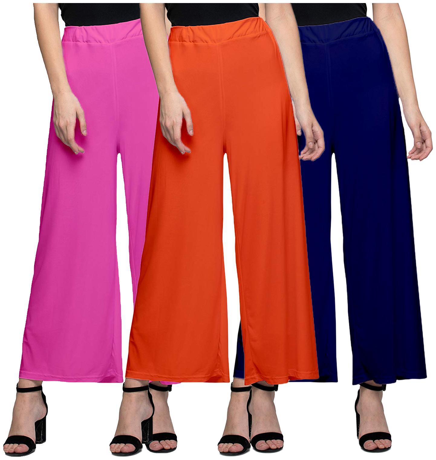 

Zindwear Multi Solid Straight Palazzo