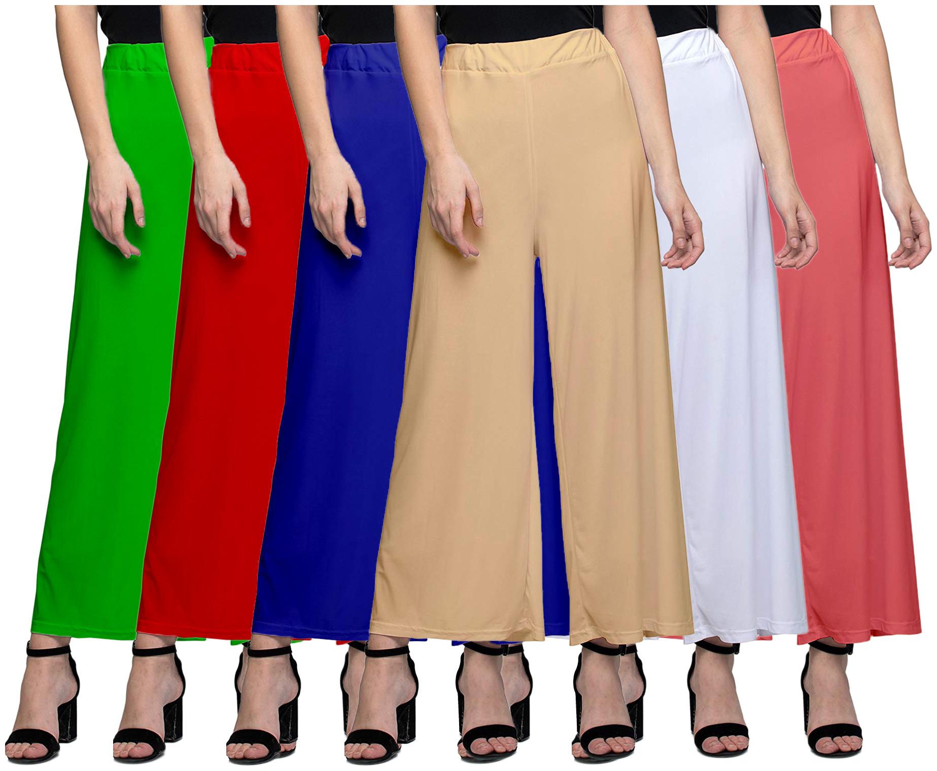 

Zindwear Multi Solid Straight Palazzo