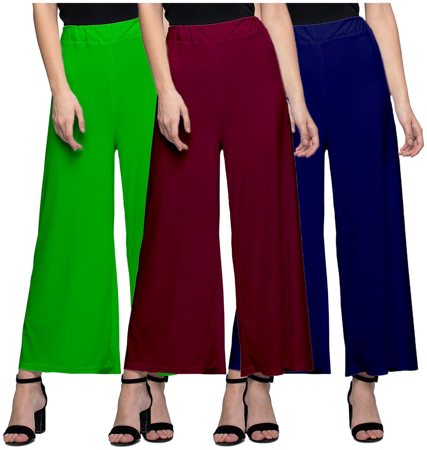 

Zindwear Multi Solid Straight Palazzo