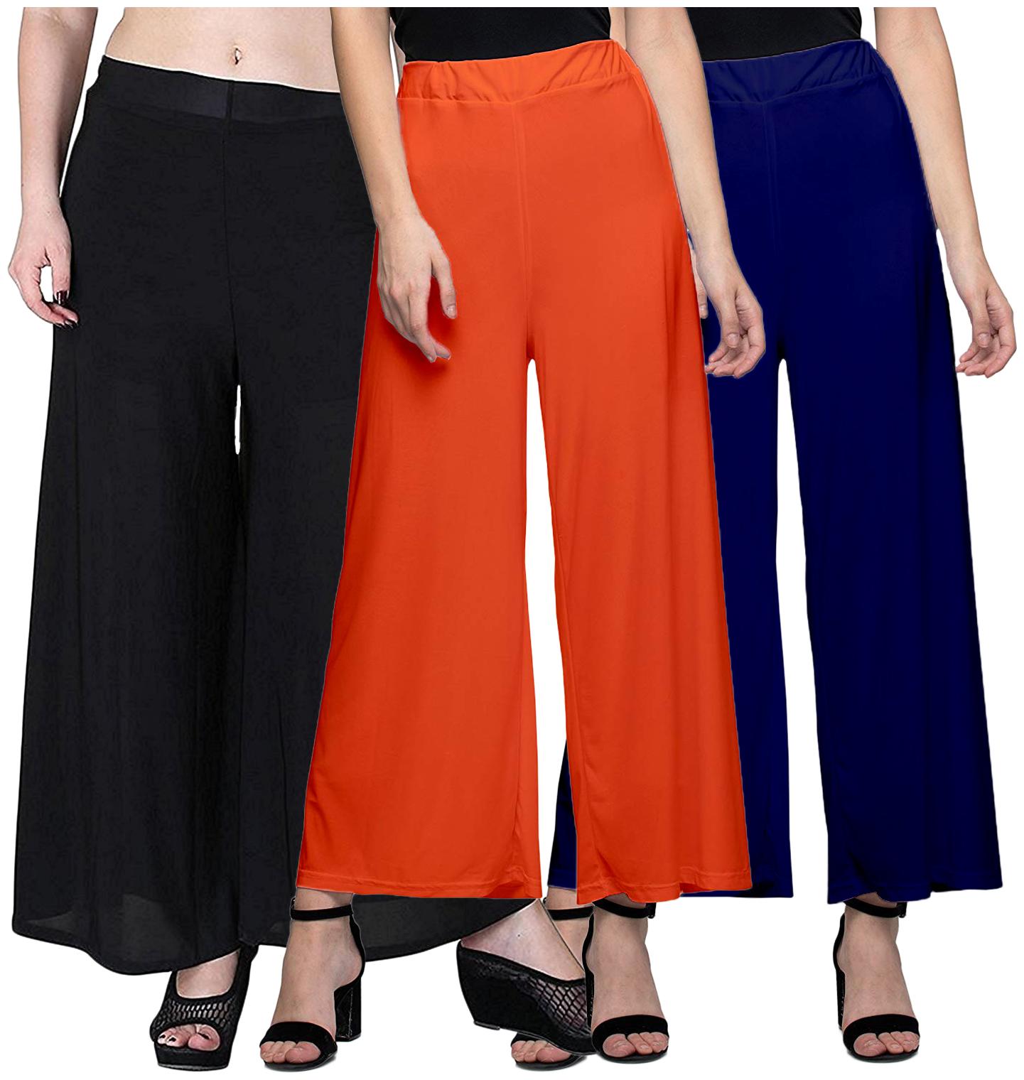 

Zindwear Multi Solid Straight Palazzo