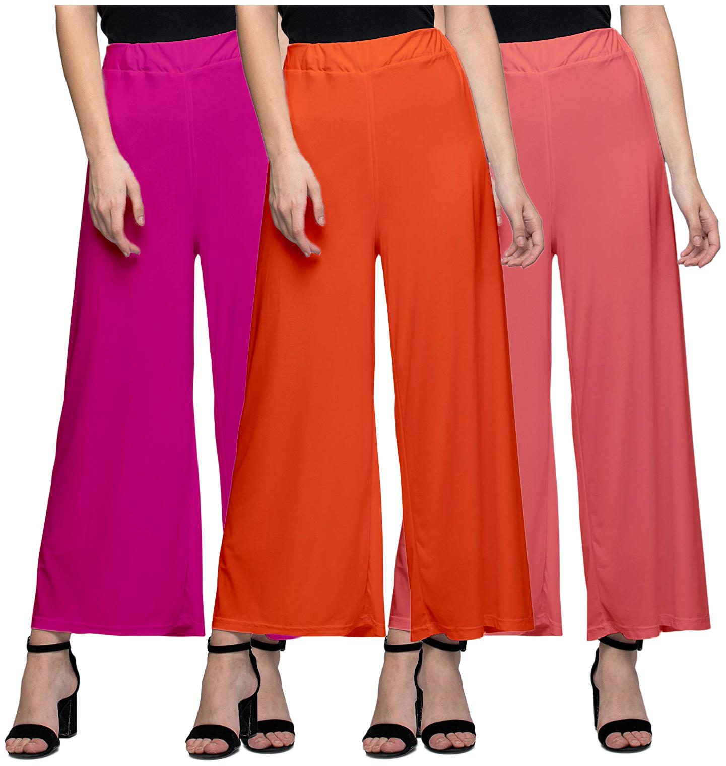 

Zindwear Multi Solid Straight Palazzo